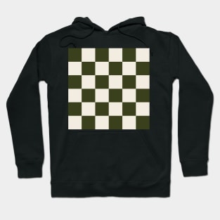 Checkered (Dark Olive Green) Hoodie